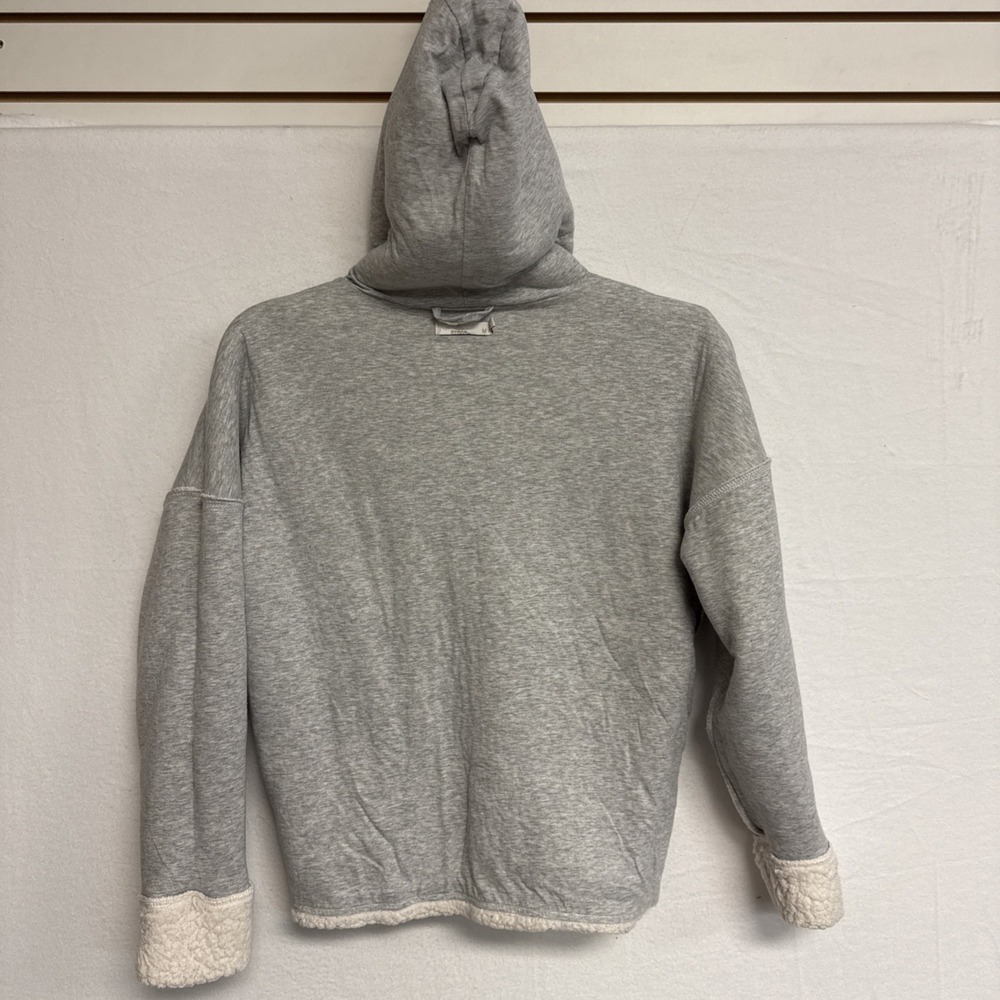 Prana Womens Size M Permafrost Half Zip Sherpa Hoodie Jacket -Lined-Off White - Picture 11 of 14